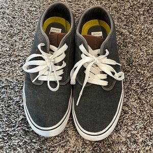 Vans grey shoes size 10